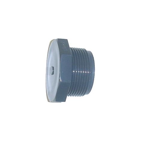 Bouchon fileté en PVC pression mâle à visser – Diamètre 1"1/2 – Étanchéité fiable pour canalisations sous pression – Résistance à la corrosion – Sorodist