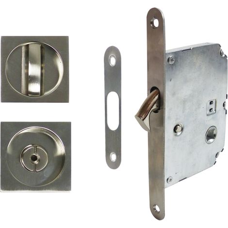 Kit condamnation cuvette carrée - Finition : Inox - - KINTECH (1/4)