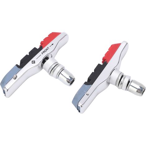 Paire de patins de frein vélo 73mm, silencieux, 3 coloris, pour VTT et vélos de montagne (1/5)