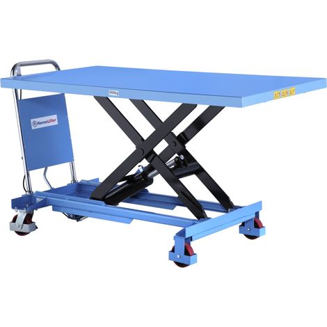 Hanselifter Hubtischwagen SPB500 mit großer Plattform Hubhöhe 900mm Tragkraft 500kg (1/5)