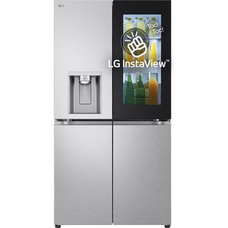 LG InstaView GMG960MBJE nevera puerta lado a lado Independiente 638 L Plata