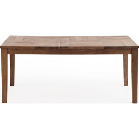 Massivholztisch aus recyceltem Akazienholz, 180 x 90 cm