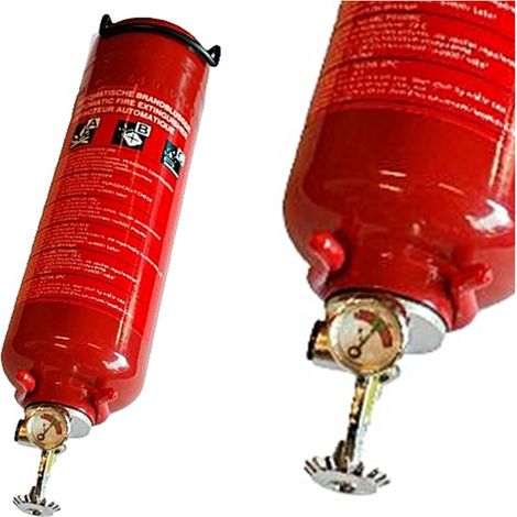 Extintor de Polvo ABC. Disparo Autom�tico. 1 Kg