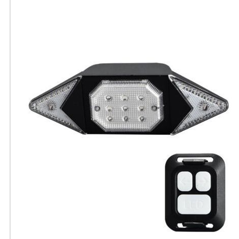 Safety lighting Rear bike lights, USB charging, Wireless remote control, Turn signals (1/5)