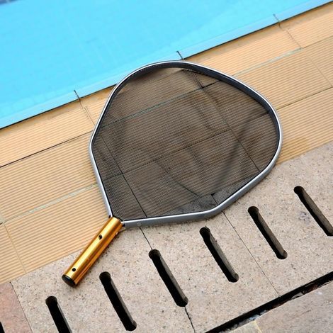 Épuisette de piscine avec maille ultra fine pour nettoyage de piscine pour le nettoyage des déchets des bassins, filet de piscine (1/5)
