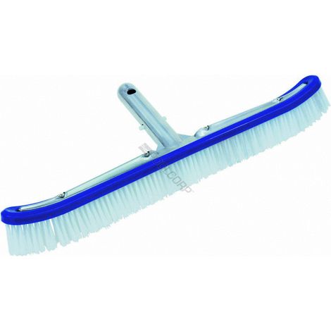 Brosse nettoyage piscine PVC avec renfort en alu largeur de 42 cm - jardiboutique