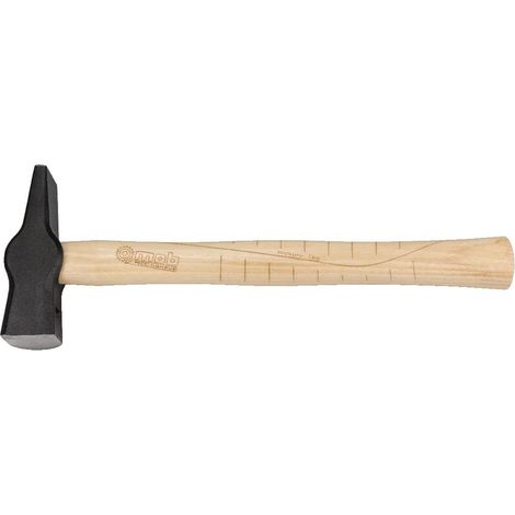 Marteau de Forgerons avec manche en Bois de Hickory, Noir/Beige, 1500 g