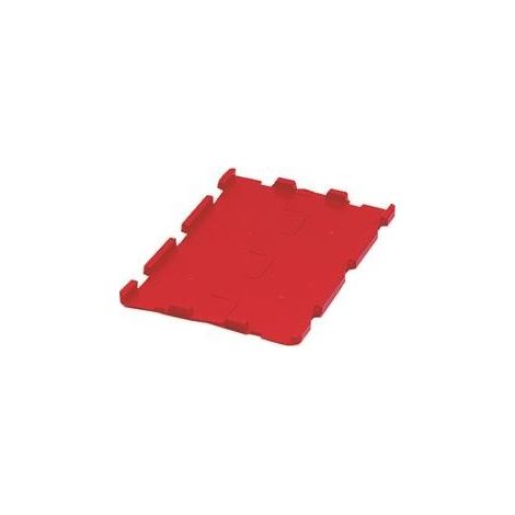Tapa plegable rojo f.VTK 400 (pack de 4 Unit.)