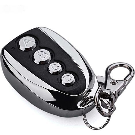 Télécommande universelle de porte de garage 433 Clone 4 clés Code auto Duplicateur de télécommande de porte de garage-TONCHEAN (1/3)