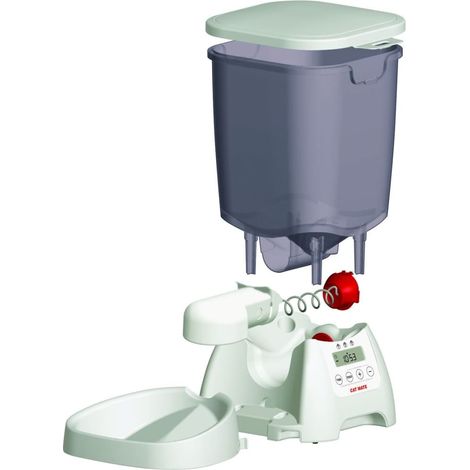 Mangiatoia automatica Pet Mate Bianco 3 Kg (1/4)