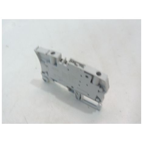 Bloc de jonction gris pour fil souple 4mm² 2 contacts à vis ZS4-SP-R1 ABB 1SNK506313R0000