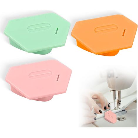 Guide de couture magnétique pour machine à coudre, repère de couture aimanté, accessoire de couture réglable pour positionnement précis des coutures. (1/5)