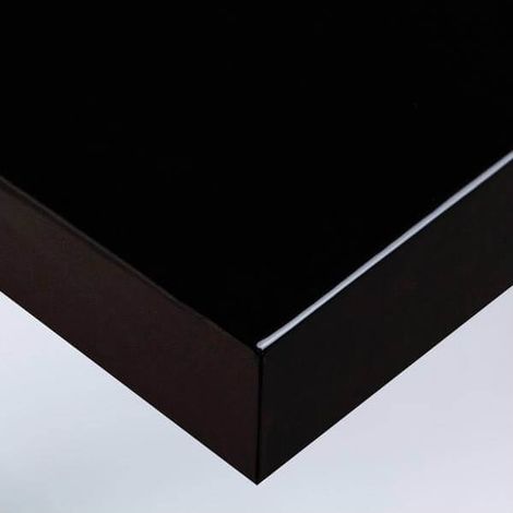 DIMEXACT - Papier adhésif pour meuble noir laqué - 122 cm x 0.5 m - En Rouleau (1/3)