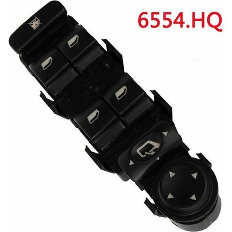 Interrupteur Électrique Lève Vitre Conducteur Porte Gauche Compatible Citroën C5 I II C8 (1/3)