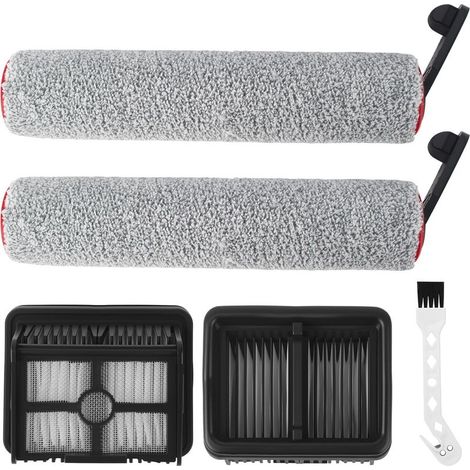 Kit Filtre et Brosse pour Aspirateur Dreame H12 PRO / H12 PRO PLUS, 2 Filtres HEPA + 2 Brosses à Rouleaux + 1 Brosse de Nettoyage (1/5)