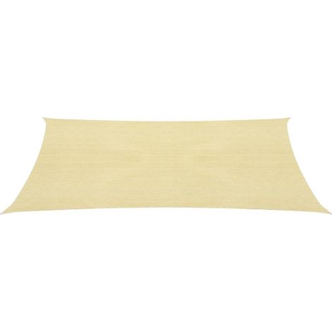 Ombrellone rettangolare in HDPE 2 x 4 m beige 020008587