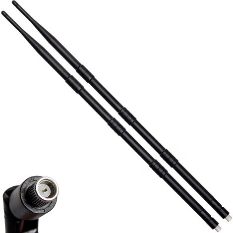 Kit d'antenne fouet SMA 4G LTE 18 dBi x2