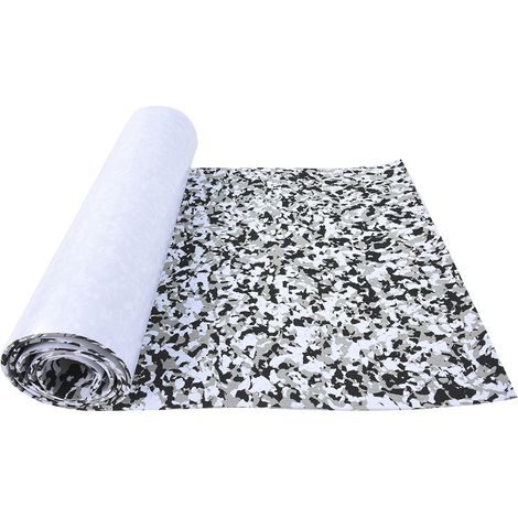 Revêtement antidérapant en EVA camouflage pour pont de bateau, planche de surf, yacht, tapis de sol (Noir Blanc) (1/5)
