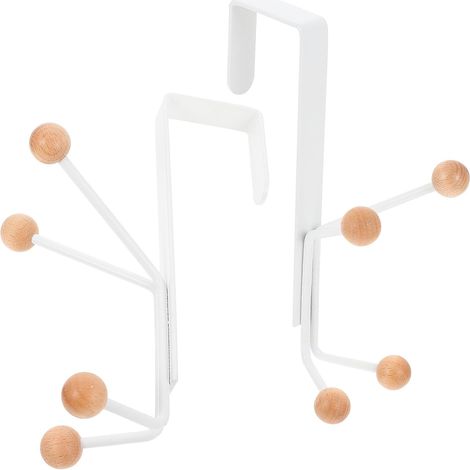 Lot de 2 crochets de suspension sans trou en métal fabriqués (1/5)