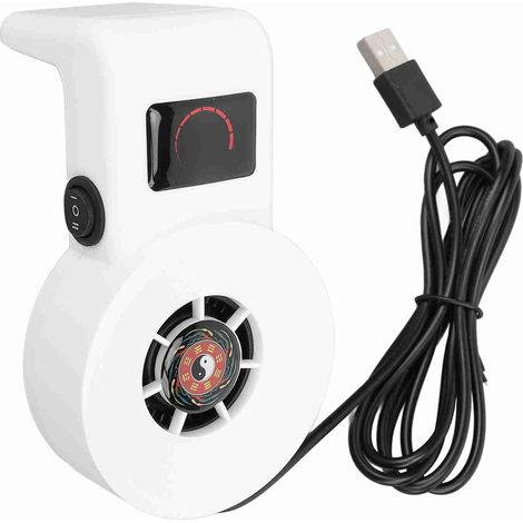 Ventilateur de refroidissement pour aquarium, connexion USB, fonctionnement silencieux et compact, blanc, utilisable en toutes saisons (1/5)