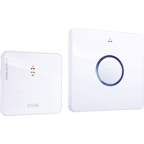 m-e modern-electronics 41094 Funkklingel Komplett-Set klangaktiv