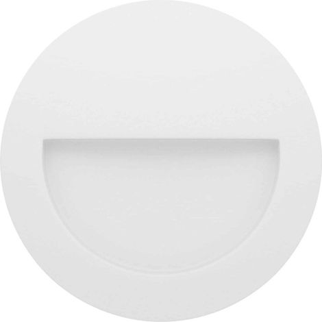 Beneito & Faure - Luce da incasso segnapasso LED Mis R Wall 3W - Segnapasso da parete rotondo IP65 Switch 2700K/3200K/4000K - Bianco (1/5)