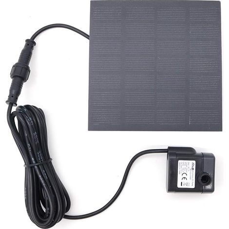 AS102-0712A Pompa solare per fontana da esterno per piscina e giardino roccioso. (1/5)