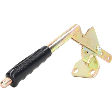 Maneta de freno de mano universal antideslizante de acero galvanizado, apta para remolques, caravanas y autocaravanas.