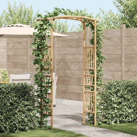 vidaXL  Garden Arch  Natural 110 x 40 x 205 cm Bamboo