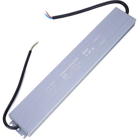 Alimentatore switching AC/DC sigillato ultrasottile con superficie anodizzata HRUW-360W-24V 170-240VAC (50/60HZ) (1/5)