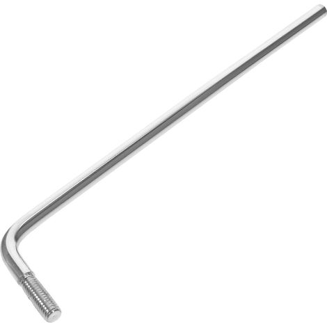 Barre de vibrato simple en métal de 6 mm pour guitare électrique-12X3CM-Silver (1/2)