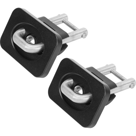 2 boulons d'arrimage en acier inoxydable, boulons de paroi latérale de plateau de camion, pour Chevrolet Silverado et Colorado, noirs. (1/5)