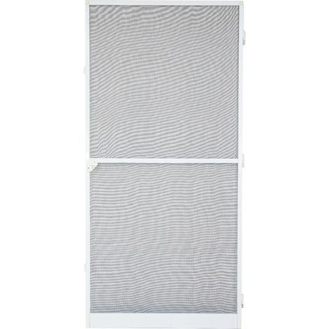 Mosquitera puerta batiente blanca Akhuo 100x220 cm (1/4)