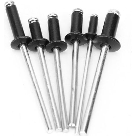Lot de 120 rivets aveugles en aluminium, assortiment M2.4 M3 M3.2 M4, fixation rapide (1/5)