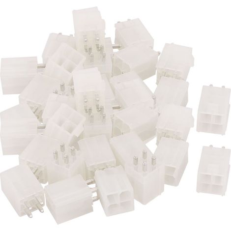 50 pièces de connecteurs femelles à barrette droite zweireihig 4P pas 4,2 mm (86374f1419592592358d0c (1/2)