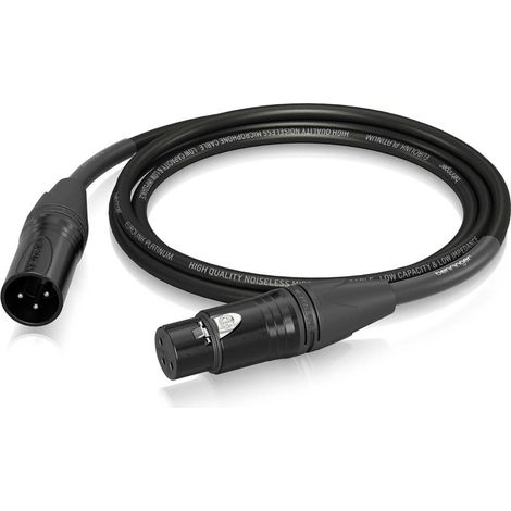 Cable de micrófono Behringer Neutrik XLR macho a XLR hembra 1,5 m Platinum Performance PMC-150 (1/4)
