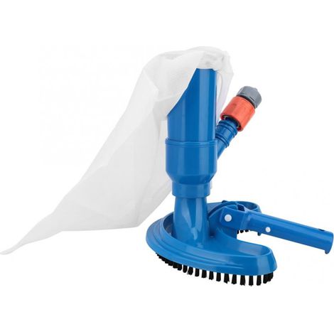 Aspirateur de piscine portable mini jet, nettoyeur sous-marin avec sac à mailles, brosse et poignée, lot pour piscine, spa, jacuzzi (1/5)