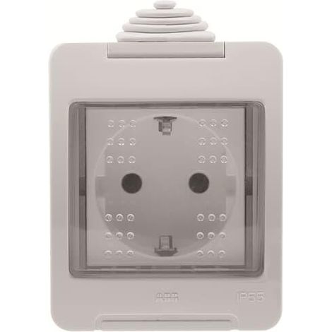 Zenit Boitier IP55 Equipe avec prise Schuko 2CLA328800N1101 ABB N3288