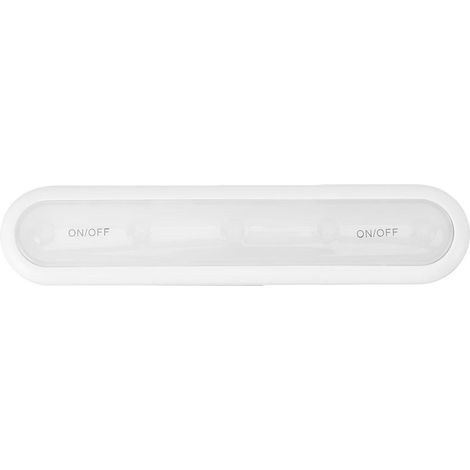 Lampe LED sous-meuble à piles, presse manuelle pour placard, couloir, entrée, escaliers (1/5)