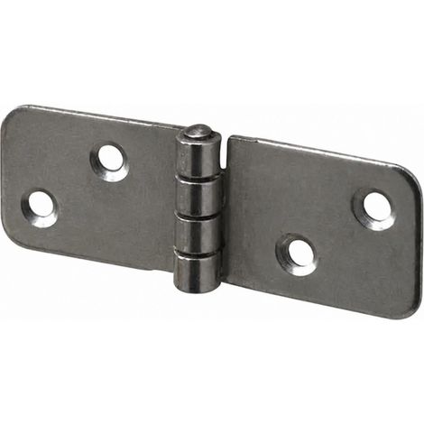 Scharnier breit Bettauszug, B80 H20, 2 Stück