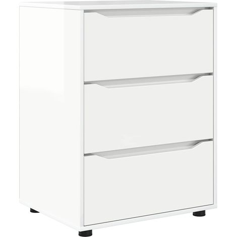 Maison Exclusive - Armadio 60 x 48 x 81 cm Legno ingegnerizzato Bianco Lucido (1/5)