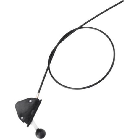 The 112-9752 lawnmower throttle cable is compatible with Toro riding lawnmowers 74365 74366 74387.