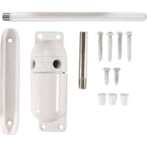 Crezuo Mini Automatischer Türschließer für schwere Türen, für den Hausgebrauch, 10-60 kg (1/4)