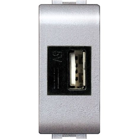 Alimentatore Usb Tipo A Mylife Da Incasso Tec (Elettrocanali Cod. Ecl4081Tec)