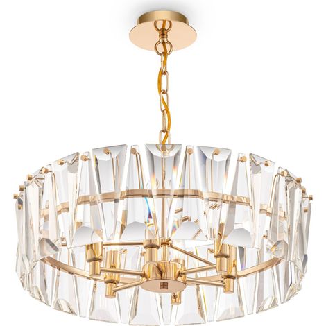 Lampada pendente Modern in Metallo Puntes Oro (1/4)
