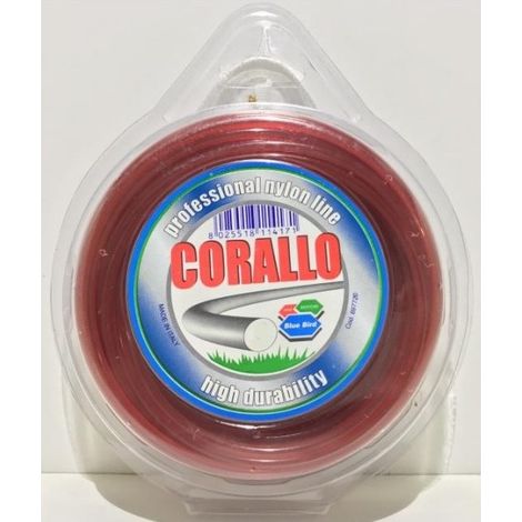FILO DECESPUGLIATORE TONDO ø4 mm x 35 m - CORALLO (1/2)