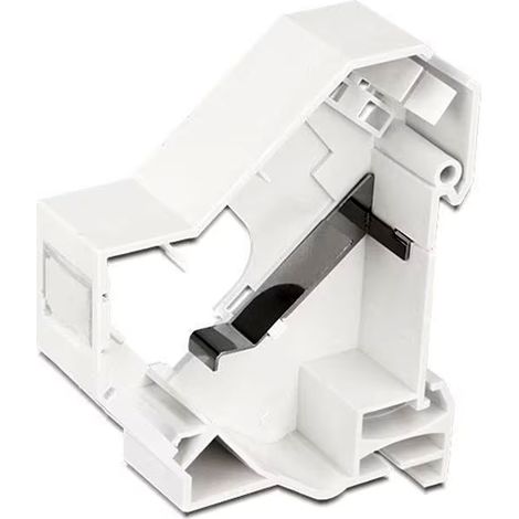 Delock Adattatore su barra DIN per modulo RJ45 Keystone Schermato (1/4)