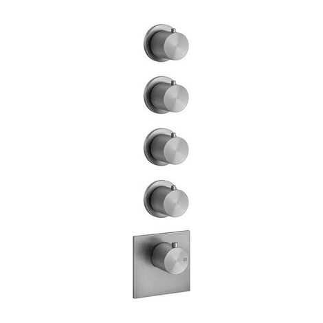 Termostato oculto Gessi316 ready-mounted set, montaje vertical, 4