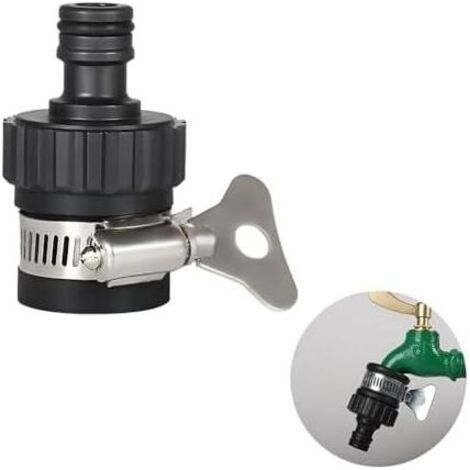 Connecteur Universel De Robinet Adaptateur Tuyau Arrosage Cuisine pour Salle Bain, Jardin, WC - (1/5)