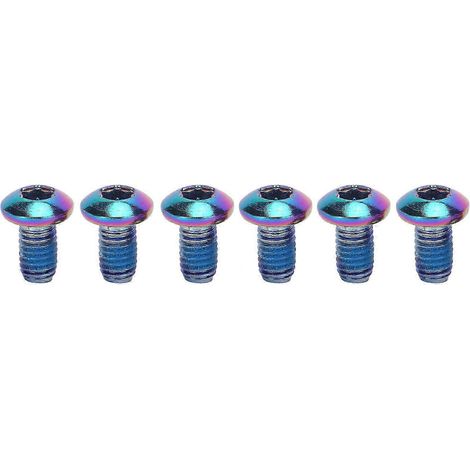 Vis à disque de frein M5x10 mm en acier allié pour VTT, vis universelles à tête T25, multicolores (1/5)